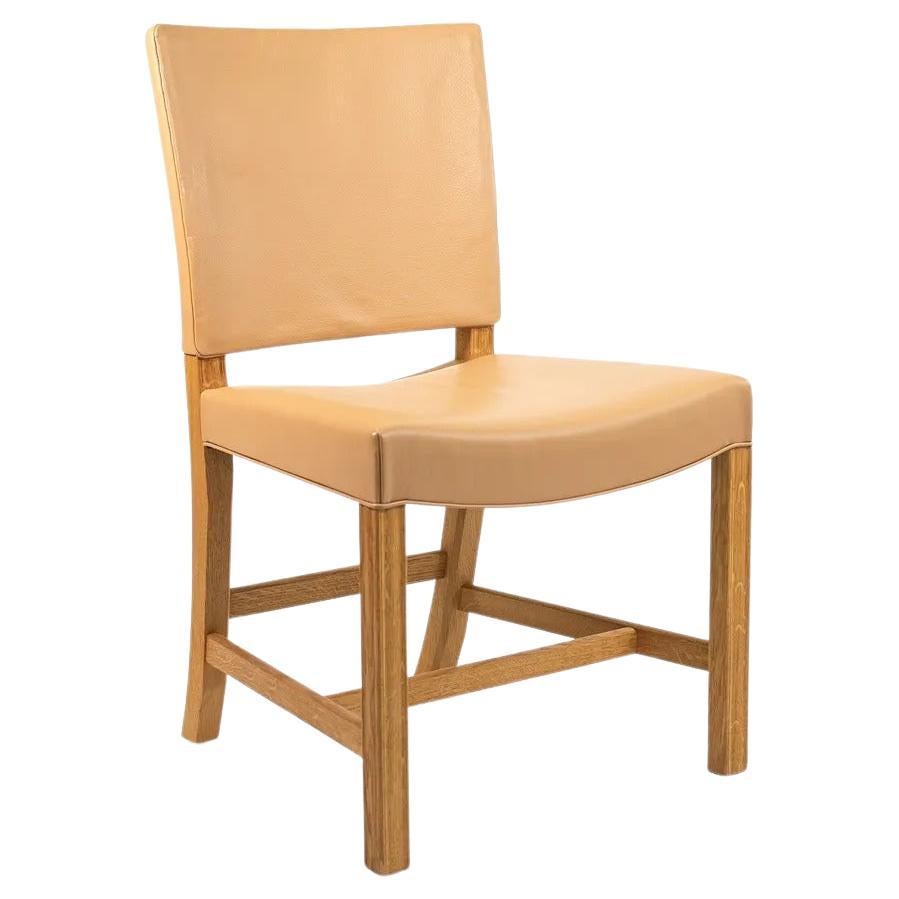 2020 Carl Hansen KK39490 Small RED Chair by Kaare Klint in Tan Leather For Sale