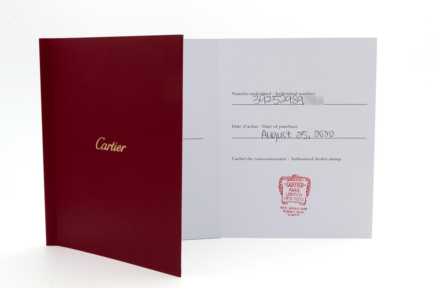 2020 Cartier Drive De Retrograde Dual Time 18K Rose Gold Day/Night WGNM0005 BNP For Sale 4