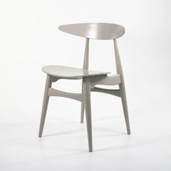 2020 CH33T Dining Chair by Hans Wegner for Carl Hansen in Silver Grey