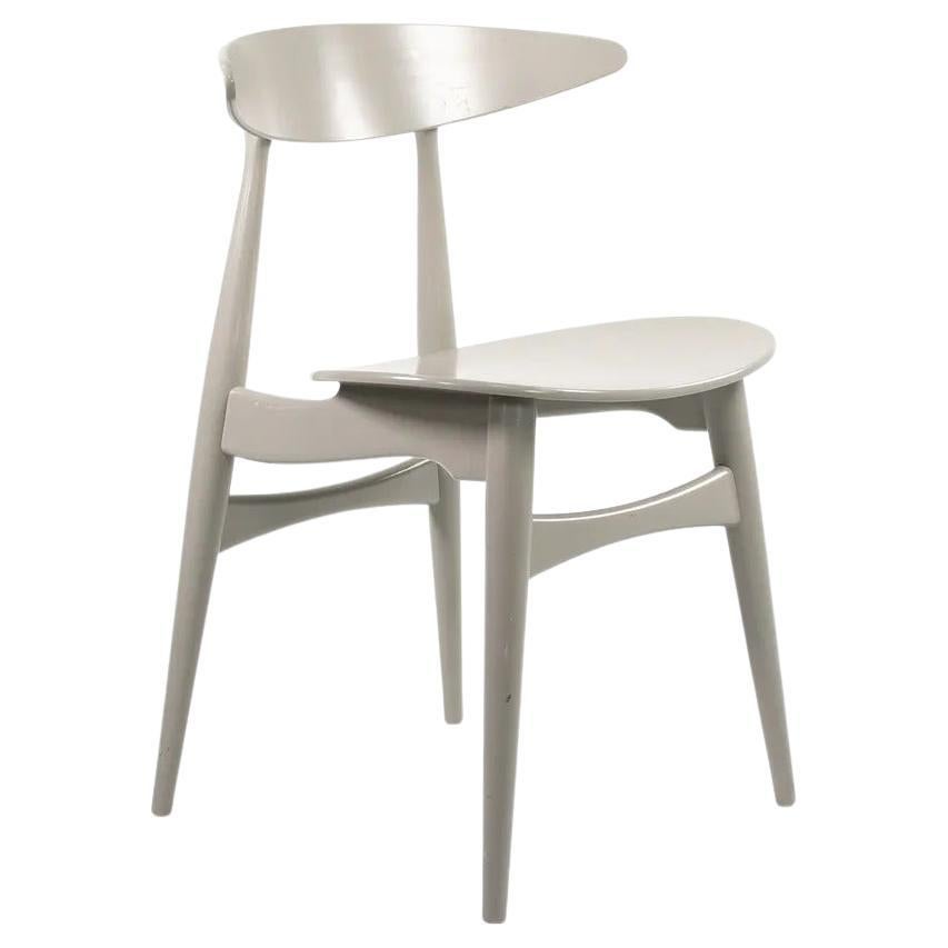 2020 CH33T Dining Chair by Hans Wegner for Carl Hansen in Silver Grey For Sale