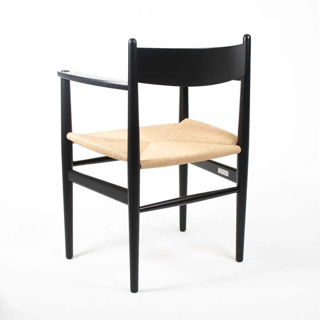 2020 CH37 Dining Chair von Hans Wegner für Carl Hansen Buche Natural Paper Corde im Angebot 3