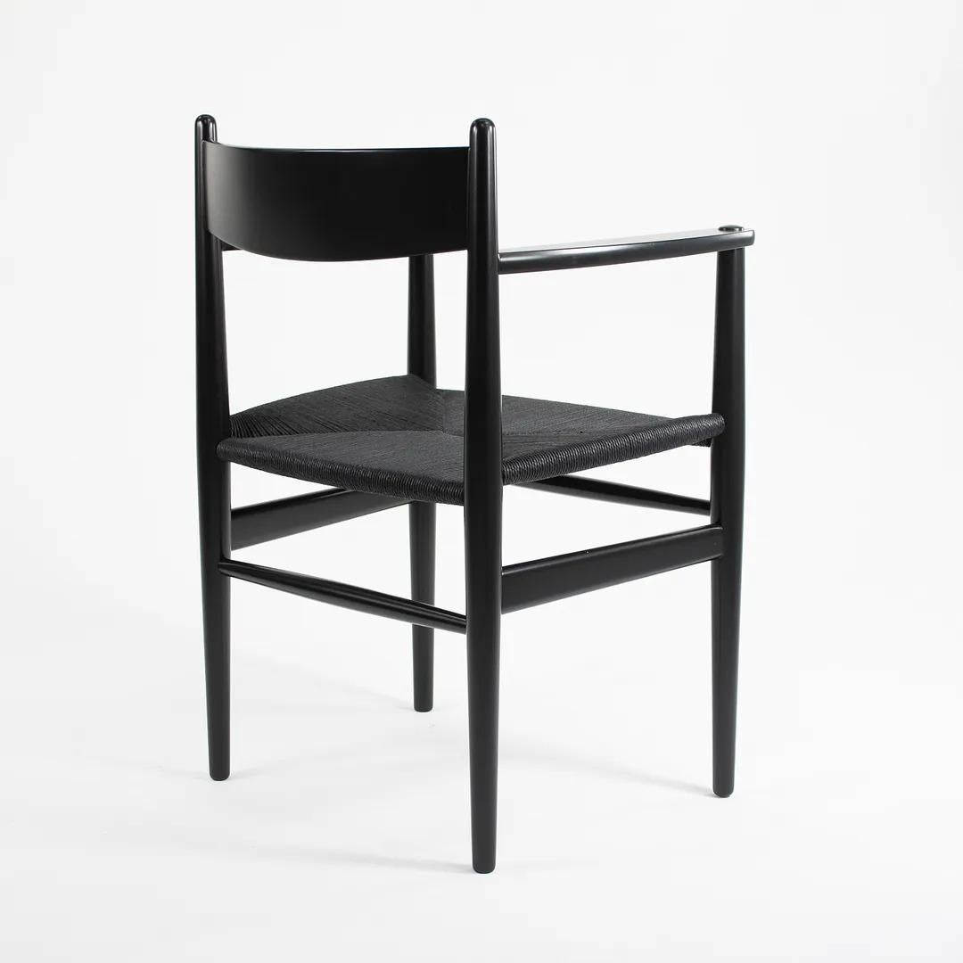 Contemporary 2020 CH37 Dining Chair by Hans Wegner for Carl Hansen in Beech & Paper Cord For Sale