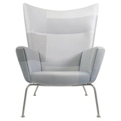 2020 Carl Hansen & Son CH445 Wing Lounge Chair and CH446 Ottoman by Hans Wegner