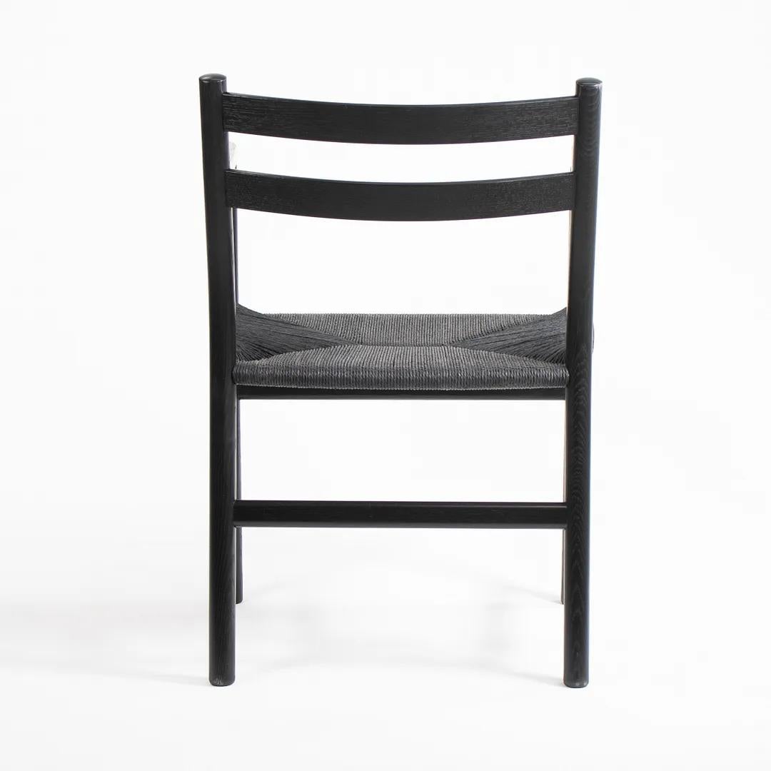 XXI secolo e contemporaneo 2020 CH46 Sedia da pranzo di Hansen per Carl Hansen Quercia nera e Corde di carta in vendita
