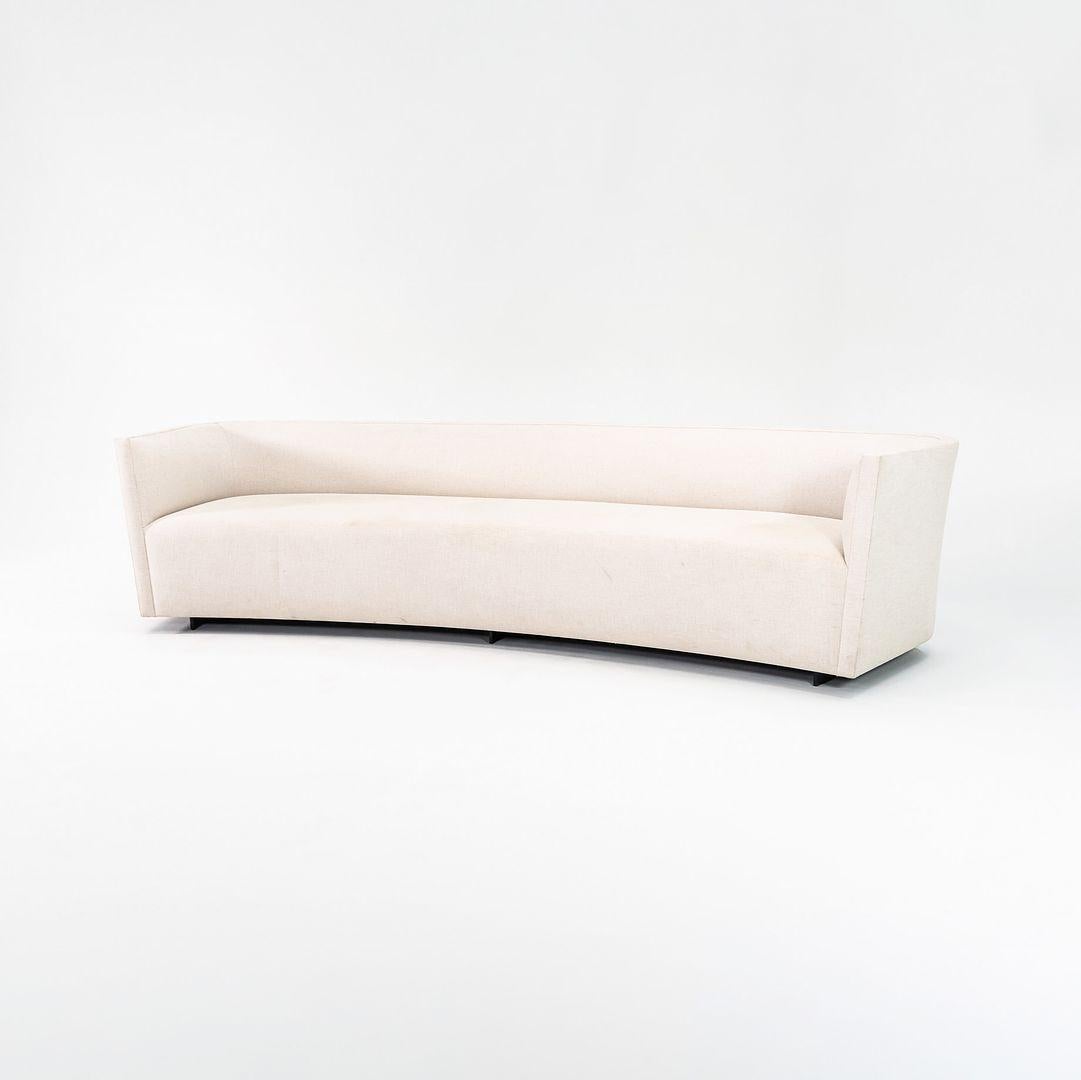 This is a custom-designed sculptural sofa, commissioned for the interiors of a Richard Meier-designed project in NYC. Meier‚Äôs notable architectural endeavors are world renowned, and the interiors of his projects are subject to the most discerning