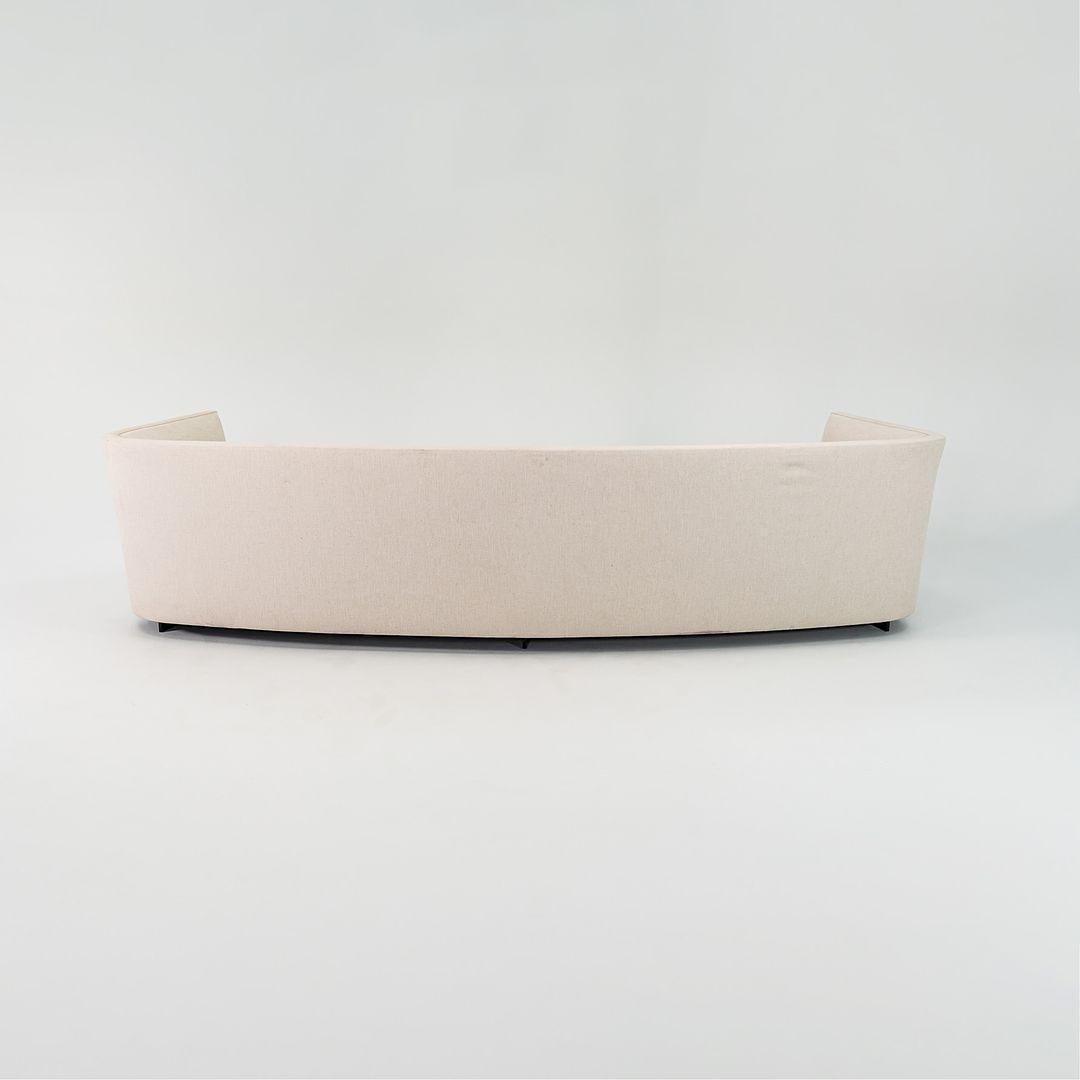 2020 Custom Sculptural Sofa in the Dunbar Style from NYC Tower in Off-White In Good Condition For Sale In Philadelphia, PA