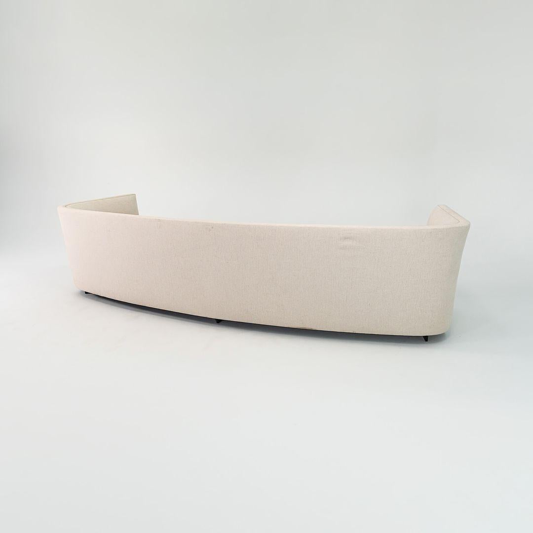 Contemporary 2020 Custom Sculptural Sofa in the Dunbar Style from NYC Tower in Off-White For Sale