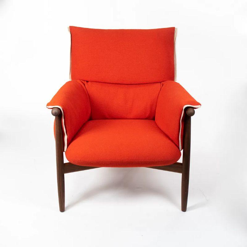 2020 EO15 Embrace Lounge Chair by EOOS for Carl Hansen in Walnut w/ Red Fabric en vente 5