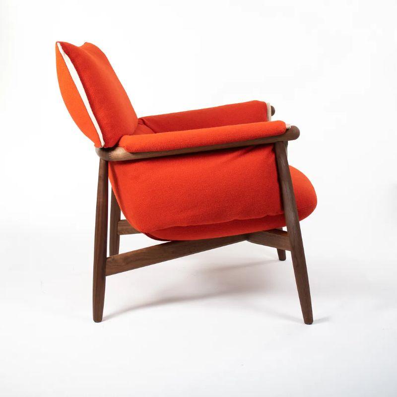 Scandinave moderne 2020 EO15 Embrace Lounge Chair by EOOS for Carl Hansen in Walnut w/ Red Fabric en vente