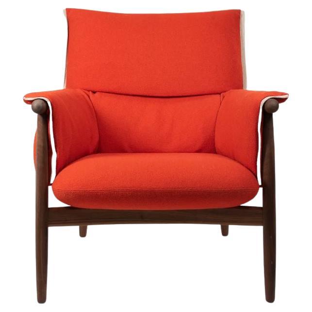 2020 EO15 Embrace Lounge Chair by EOOS for Carl Hansen in Walnut w/ Red Fabric en vente