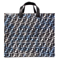 2020 Fendi x Joshua Vides "California Sky" Zucca Coated Canvas Tote Bag