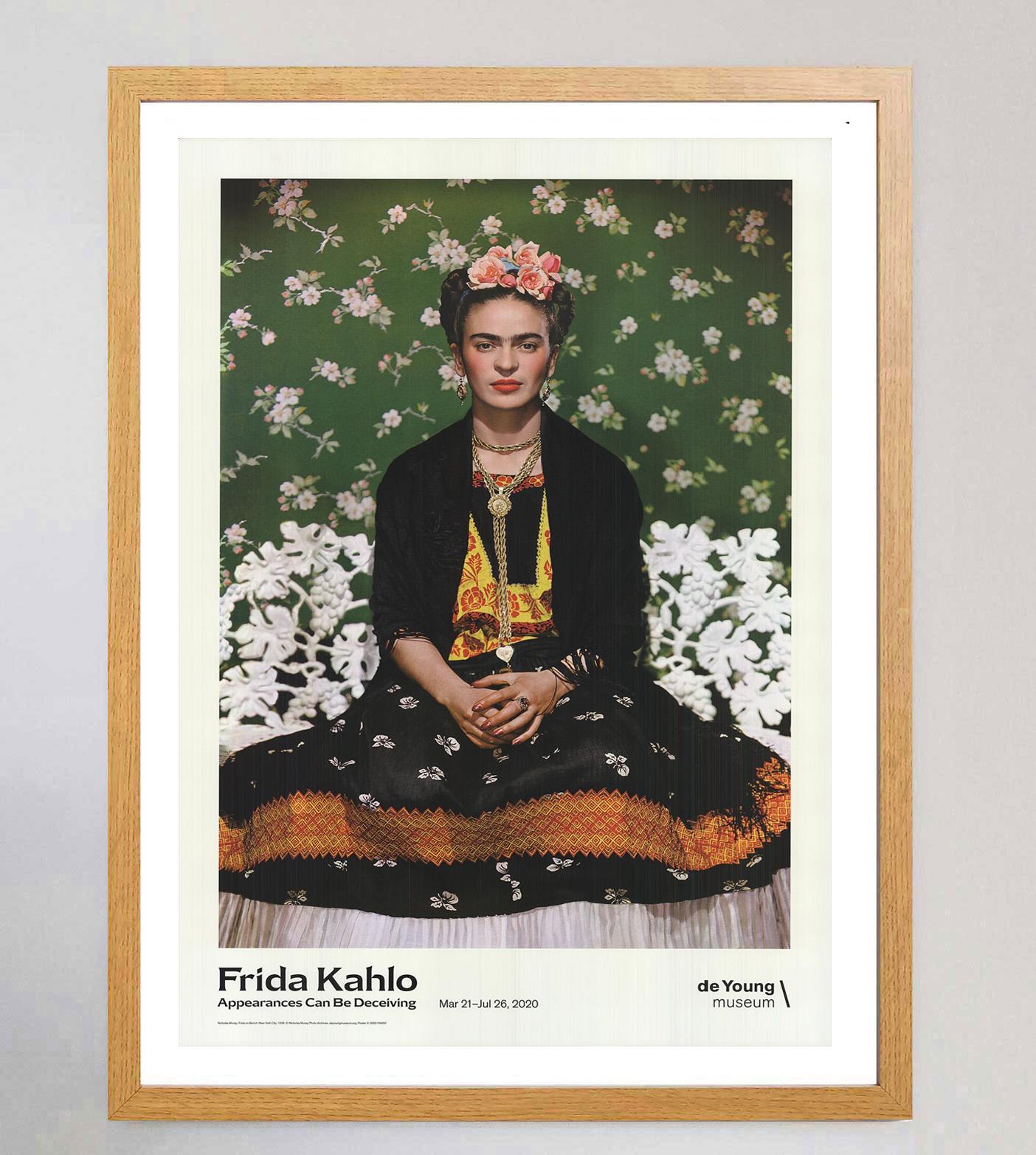 2020 Frida Kahlo - Cartel original del Museo De Young Estadounidense en venta