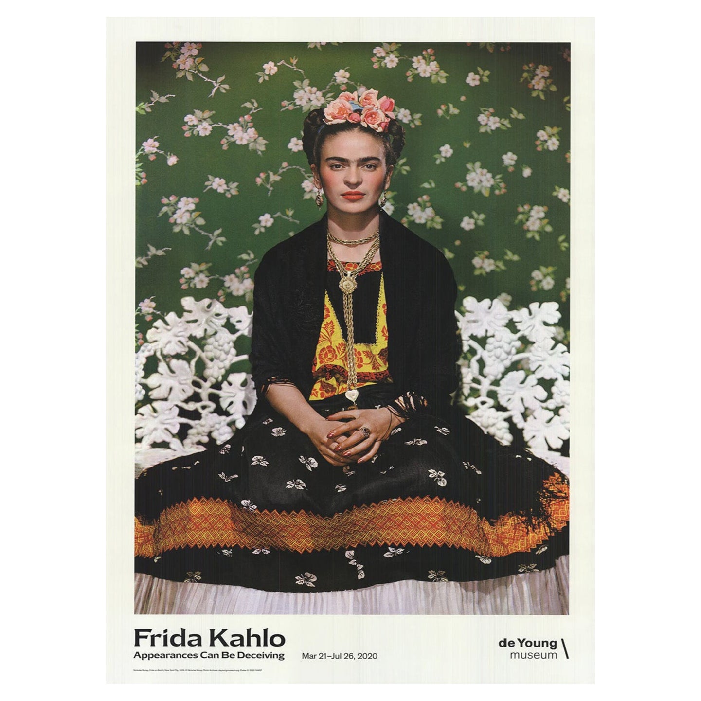 2020 Frida Kahlo - De Young Museum Original Poster