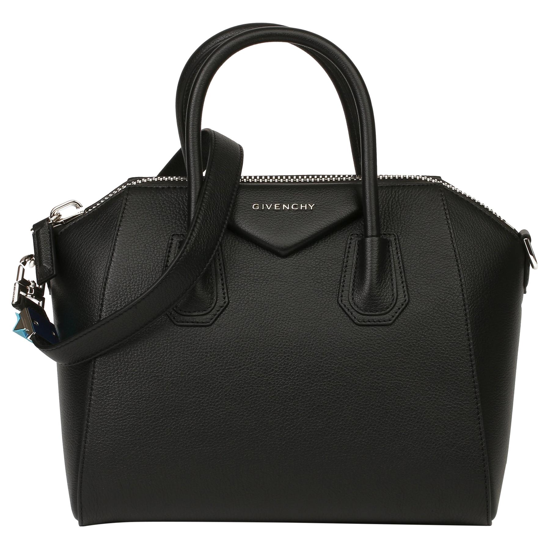 Givenchy Black Leather Pocket Shoulder Bag For Sale at 1stDibs