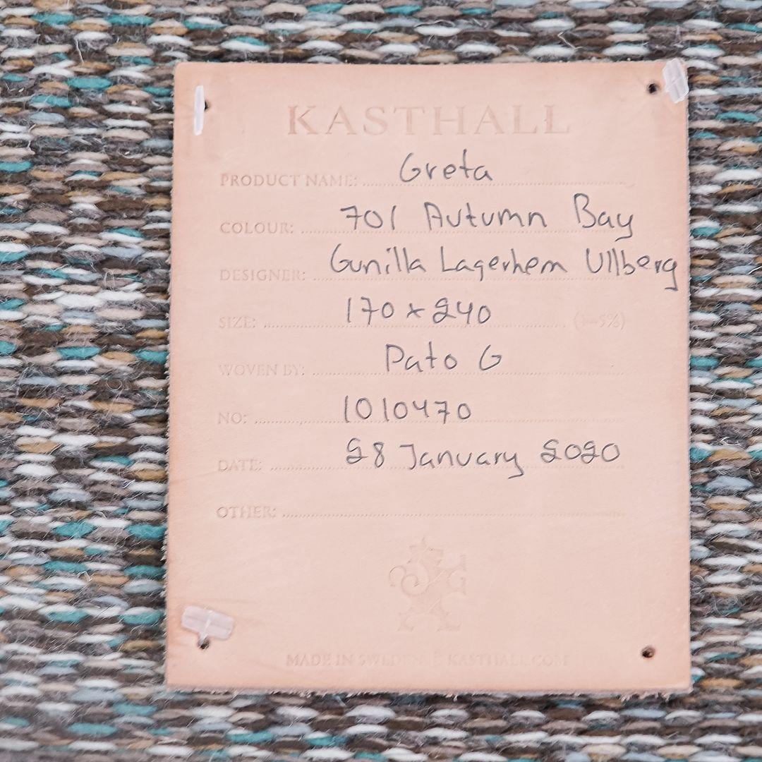 Gunilla Lagerhem Ullberg für Kasthall #19 Greta-Teppich 701 Herbstbucht, 2020 2