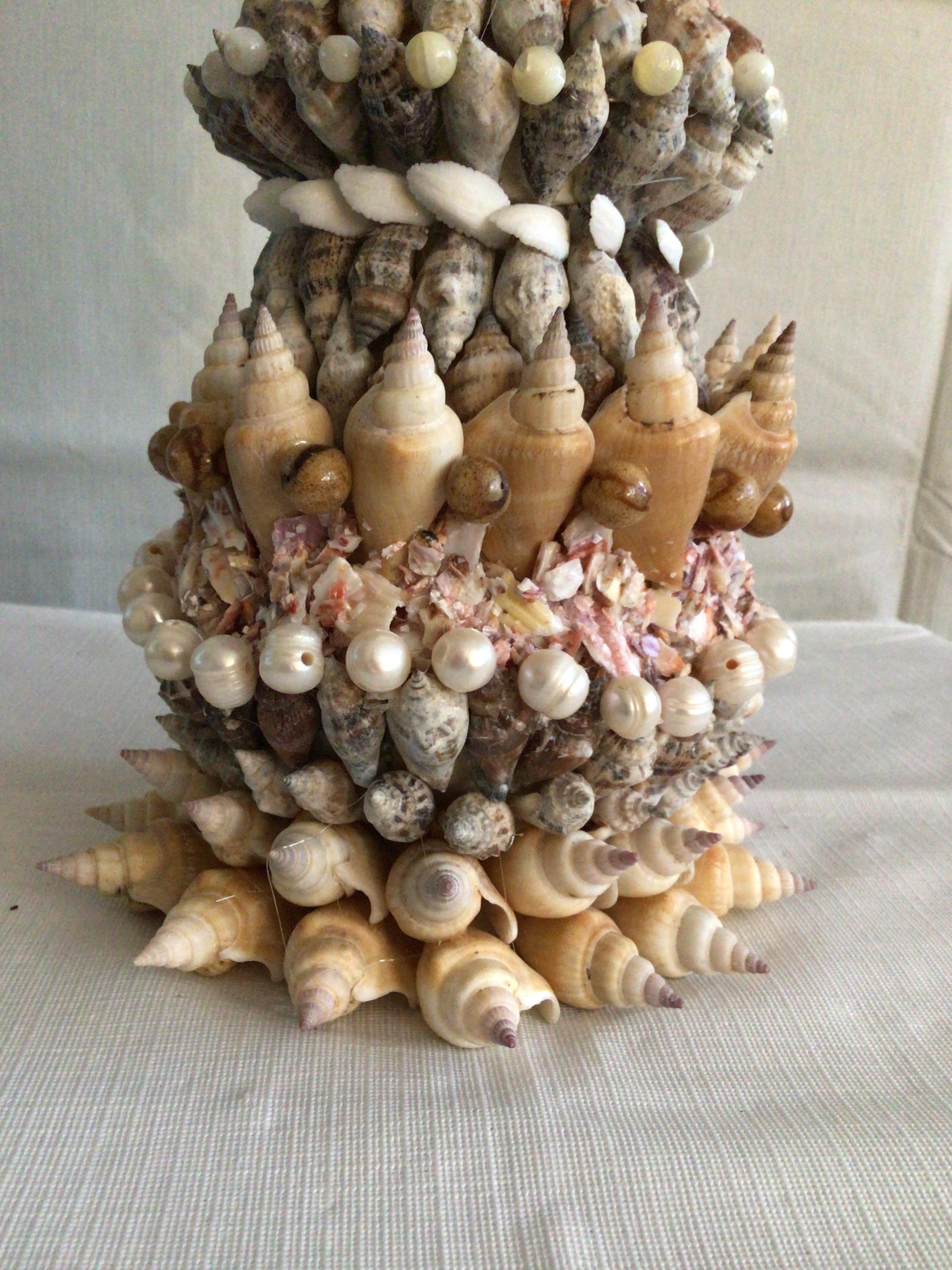 2020 Handmade Shell Vase For Sale 1
