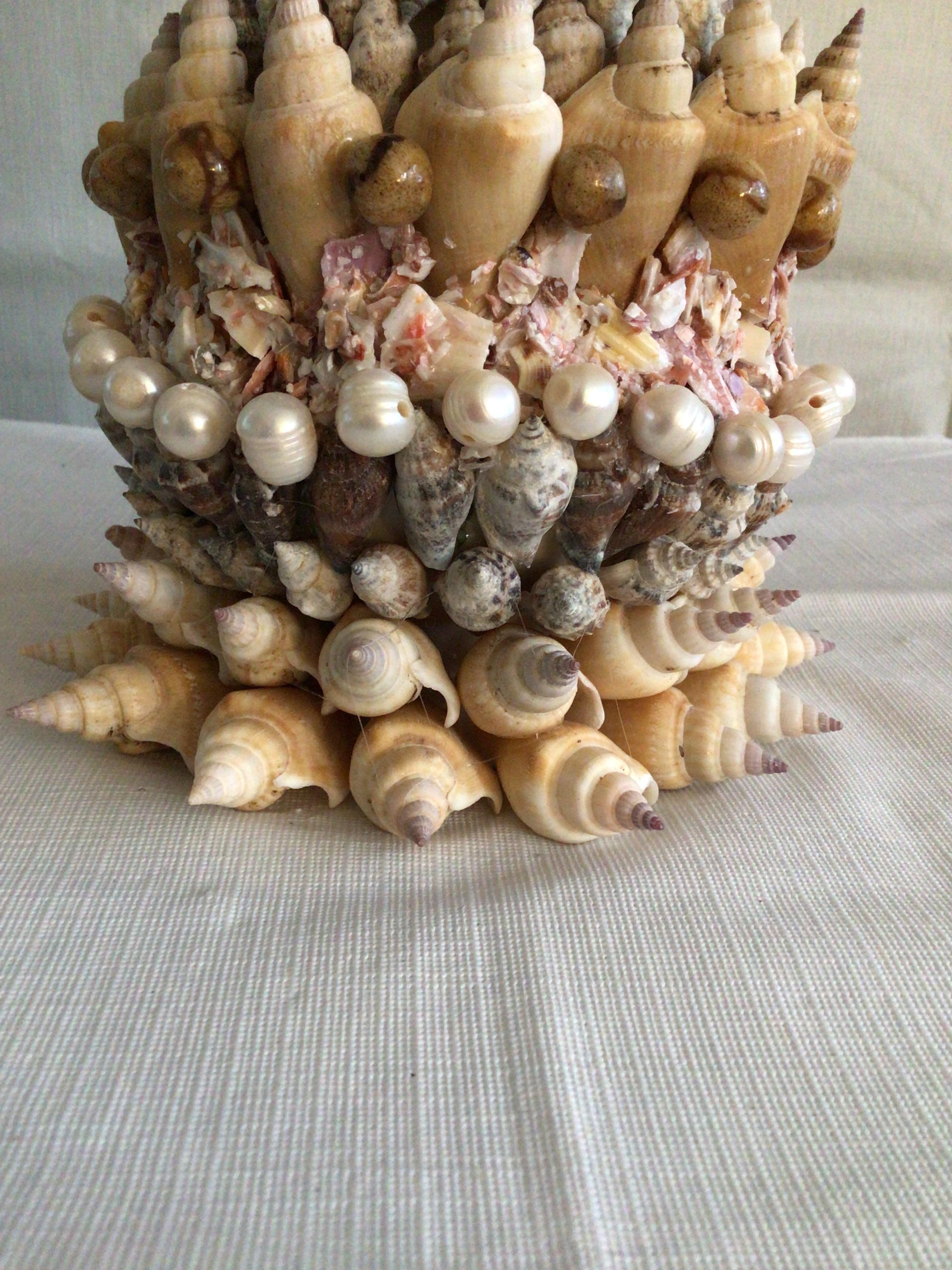 2020 Handmade Shell Vase For Sale 2