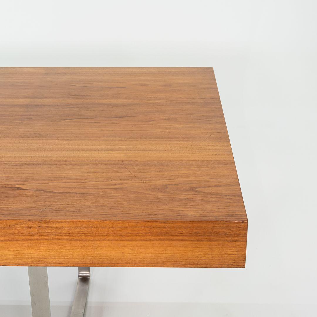 Acciaio inossidabile 2020 Hans Wegner for Carl Hansen CH110 Executive Desk Noce Inox 2x Disponibile in vendita