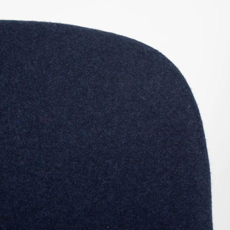 2020 Hay Neu 10 Blaue Esstischstühle / Beistellstühle aus Wolle von Sebastian Wrong im Angebot 4