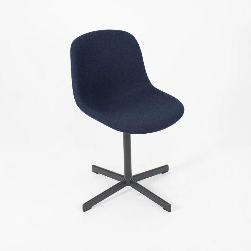 2020 Hay Neu 10 Blaue Esstischstühle / Beistellstühle aus Wolle von Sebastian Wrong im Angebot 5