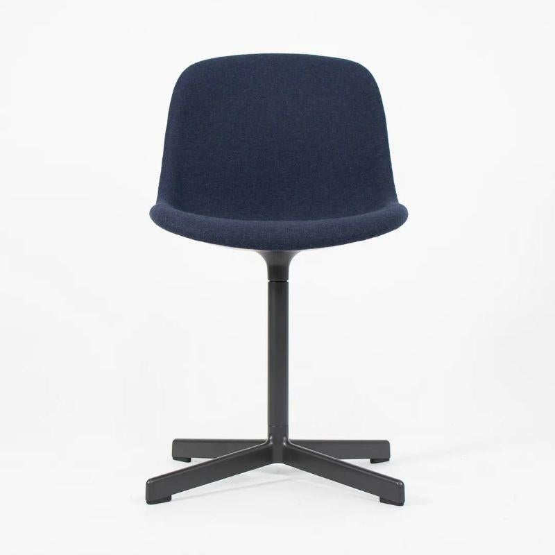 2020 Hay Neu 10 Blaue Esstischstühle / Beistellstühle aus Wolle von Sebastian Wrong (Moderne) im Angebot