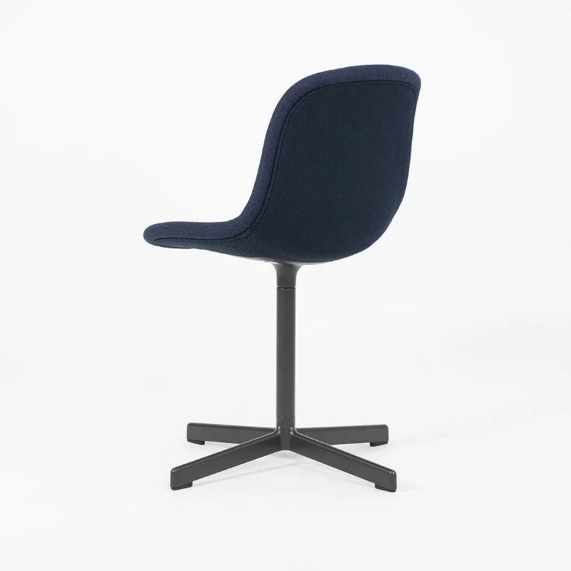 2020 Hay Neu 10 Blaue Esstischstühle / Beistellstühle aus Wolle von Sebastian Wrong im Angebot 2