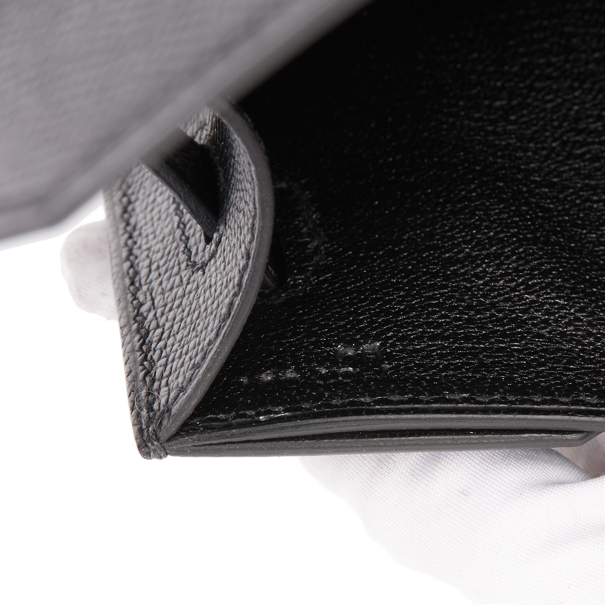 2020 Hermès Black Epsom Leather Kelly Depeches 25cm Pochette  3