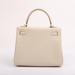 2020 Hermès Craie Togo Retourne Kelly 25 GHW