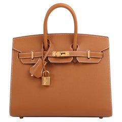 2020 Hermès Gold Epsom Sellier Birkin 25 GHW