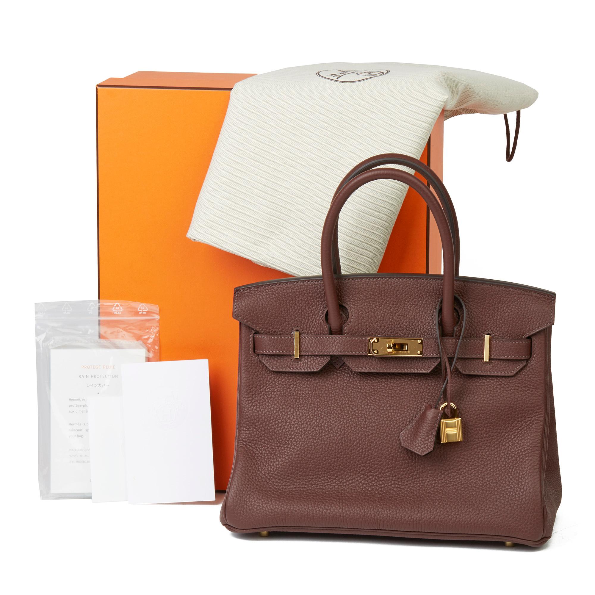 2020  Hermès Havane Clemence Leather Birkin 30cm 3