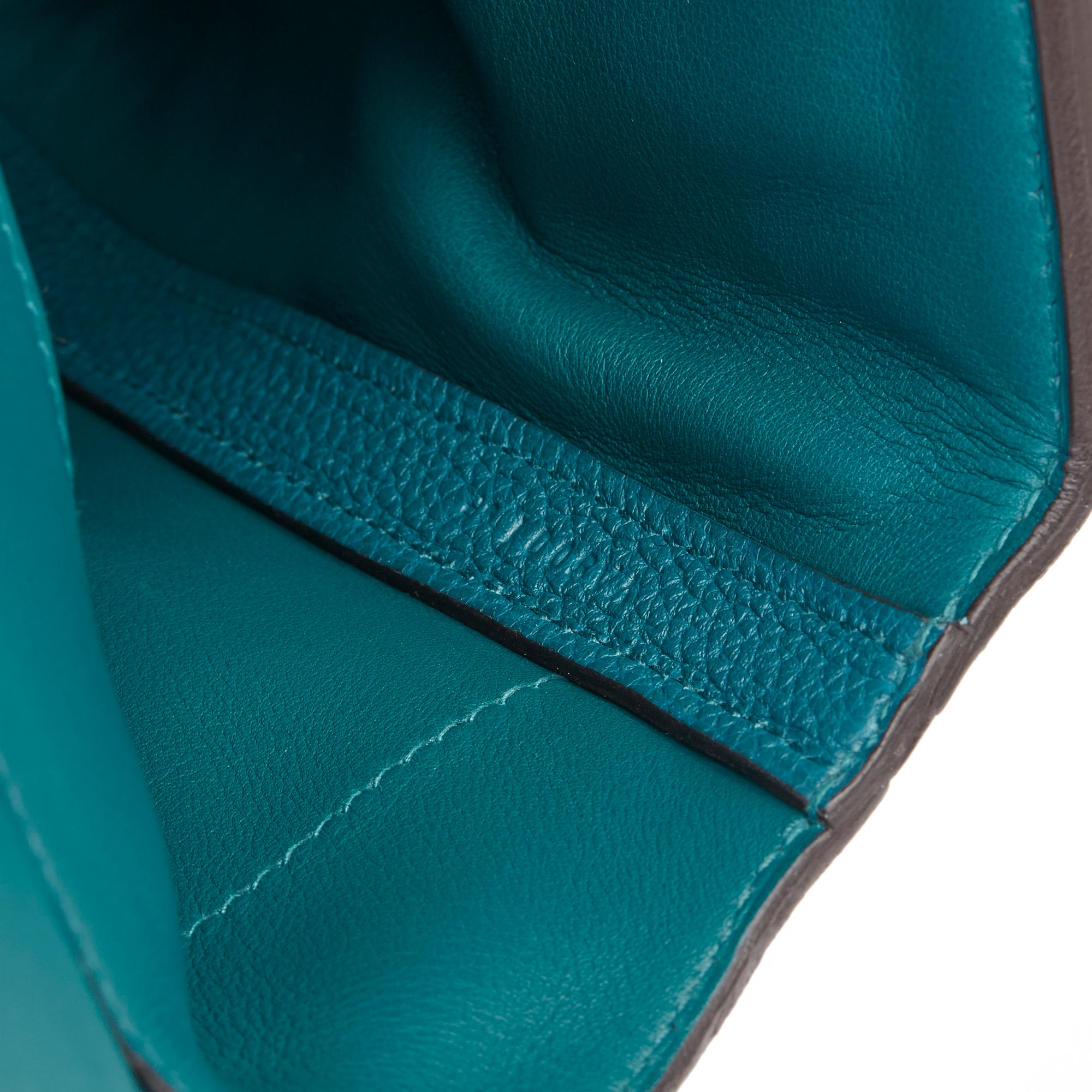 2020 Hermès Vert Bosphore Togo & Swift Leather Leather 24/24 29cm 2