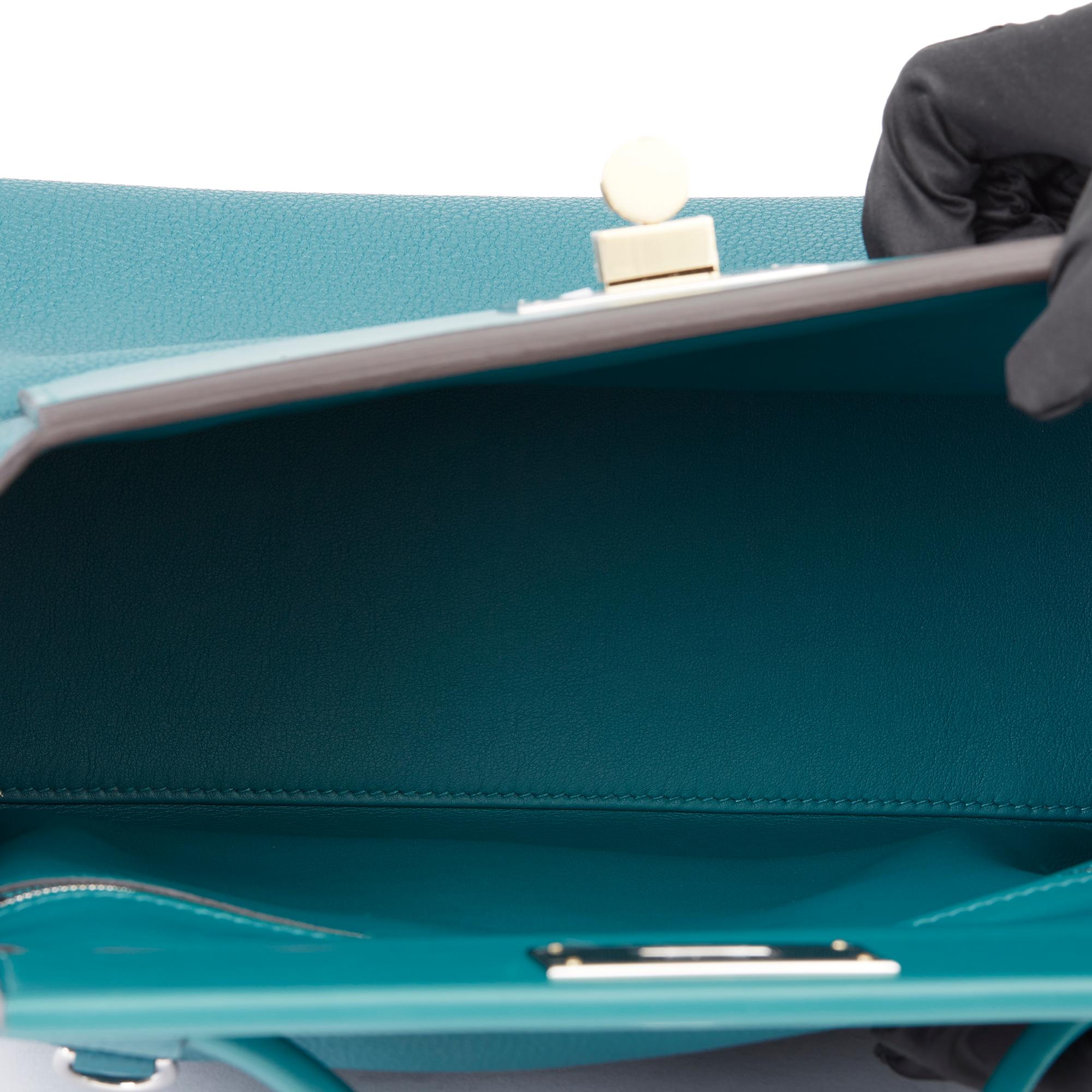 2020 Hermès Vert Bosphore Togo & Swift Leather Leather 24/24 29cm 3