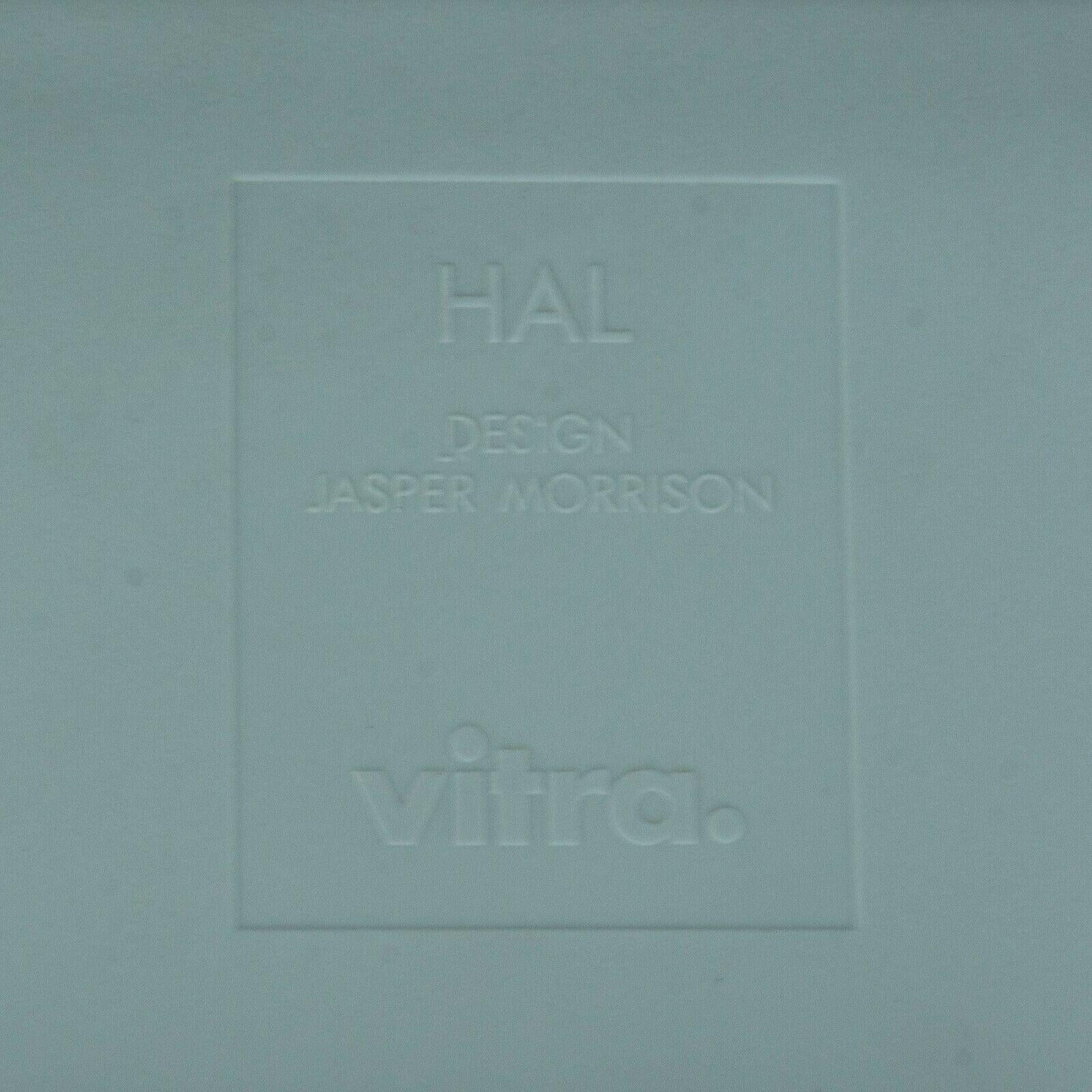 Tabouret de bar Halo Jasper Morrison pour Vitra HAL en gris glace/bleu avec base chromée, 2020 en vente 5