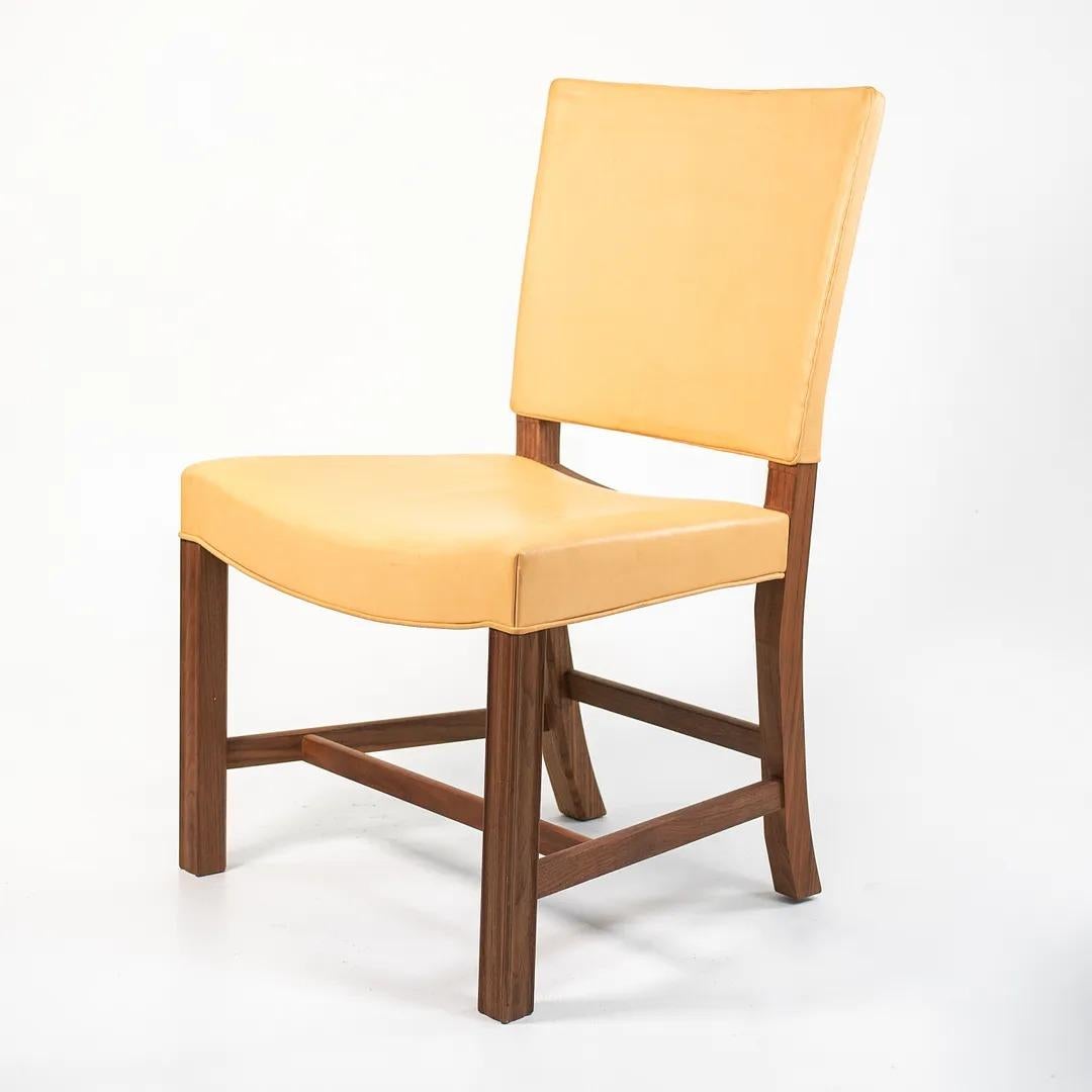 Contemporary 2020 KK37580 Dining Chair by Kaare Klint for Carl Hansen in Walnut & Leather For Sale