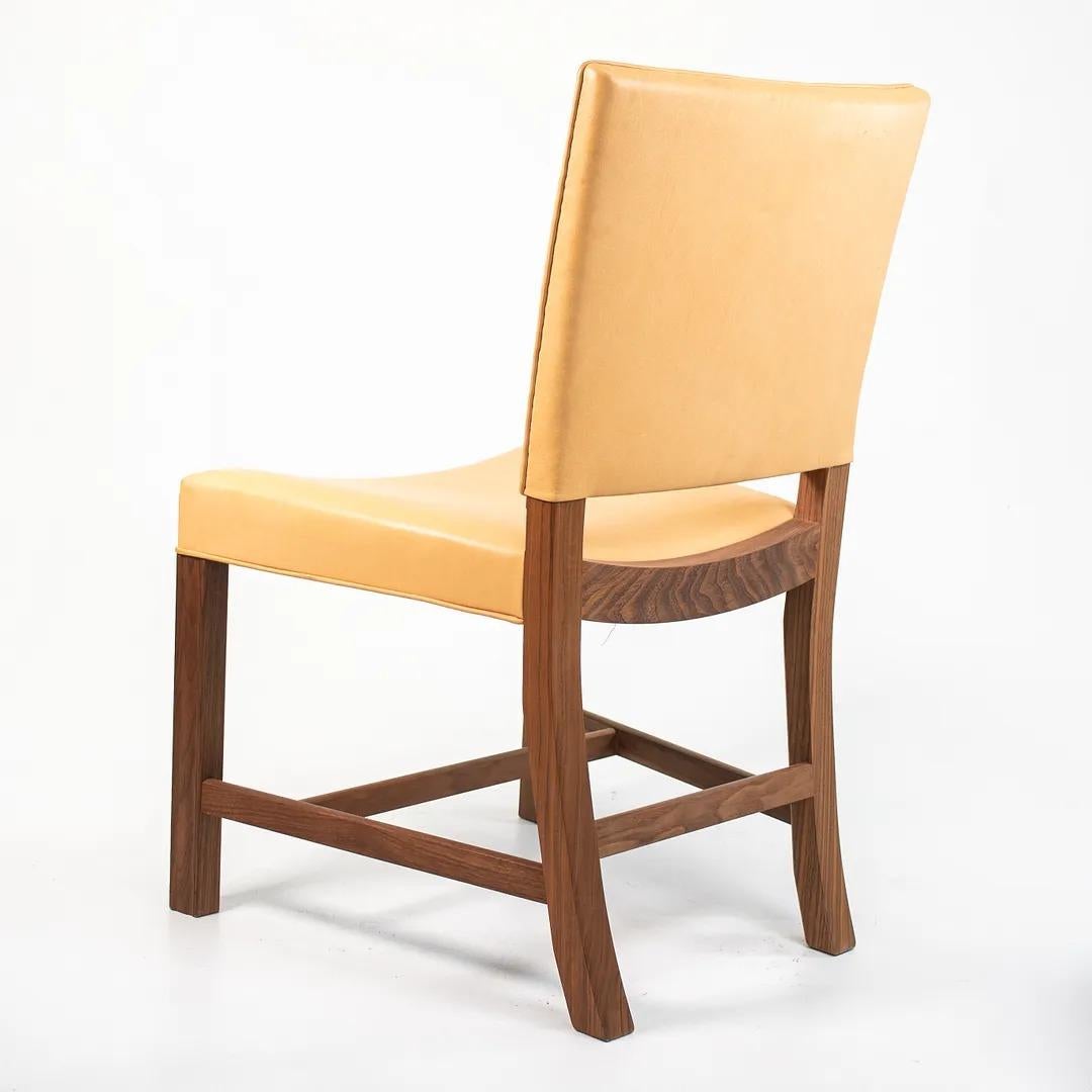 2020 KK37580 Dining Chair by Kaare Klint for Carl Hansen in Walnut & Leather For Sale 1