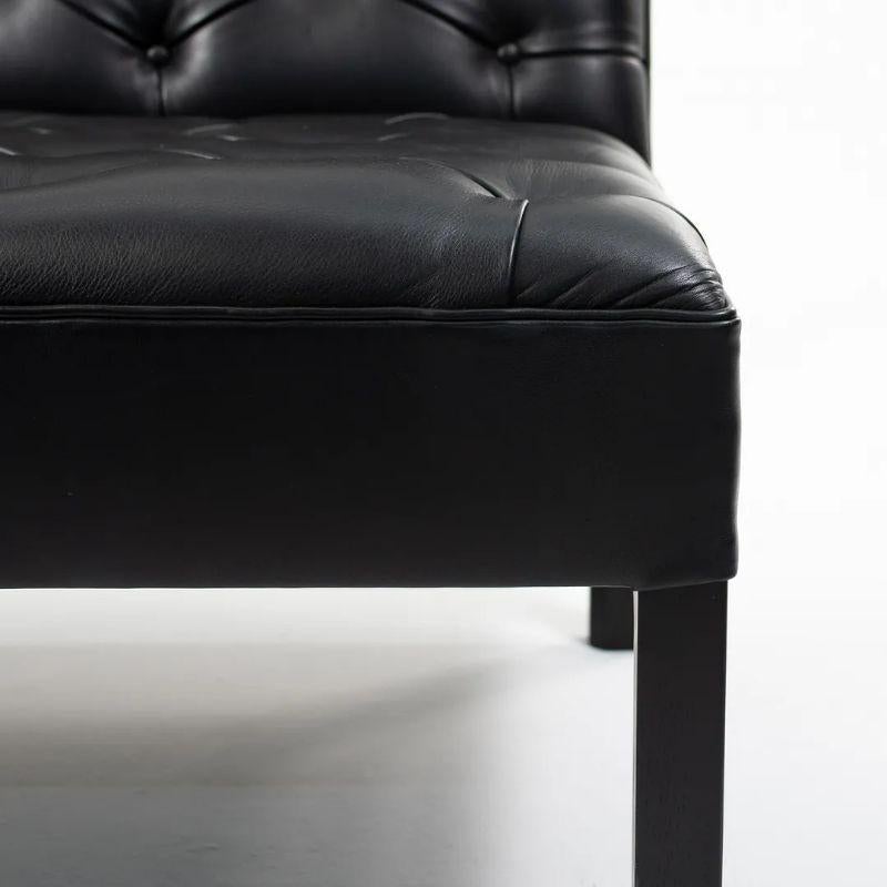 2020 KK48650 Addition Sofa by Kaare Klint for Carl Hansen in Oak & Black Leather For Sale 4