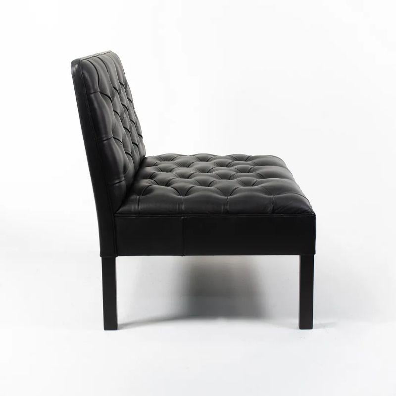 2020 KK48650 Addition Sofa von Kaare Klint für Carl Hansen aus Eiche und schwarzem Leder (Skandinavische Moderne) im Angebot