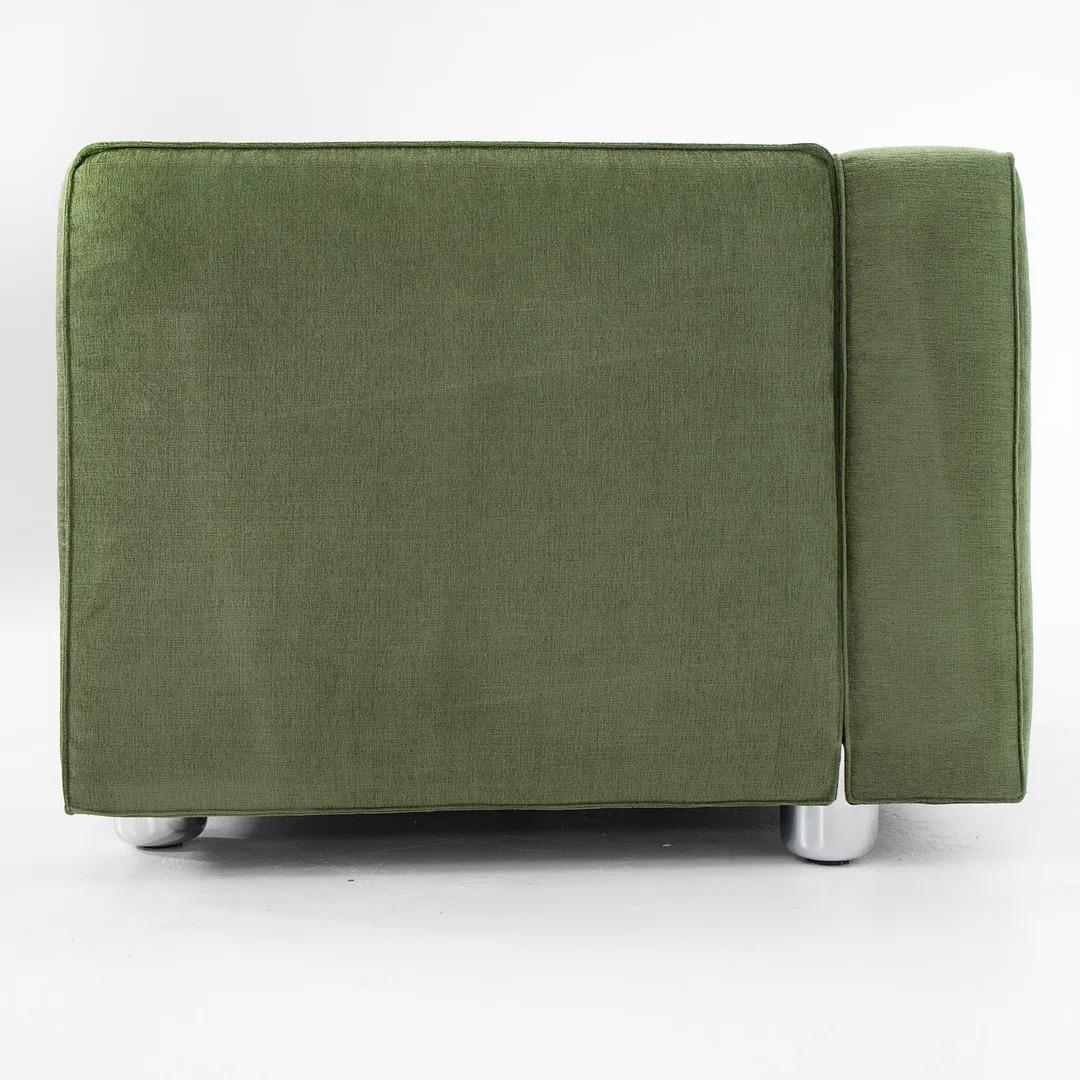 2020 Knoll Barber Osgerby Compact Two Seater Sofa in Green Fabric For Sale 2