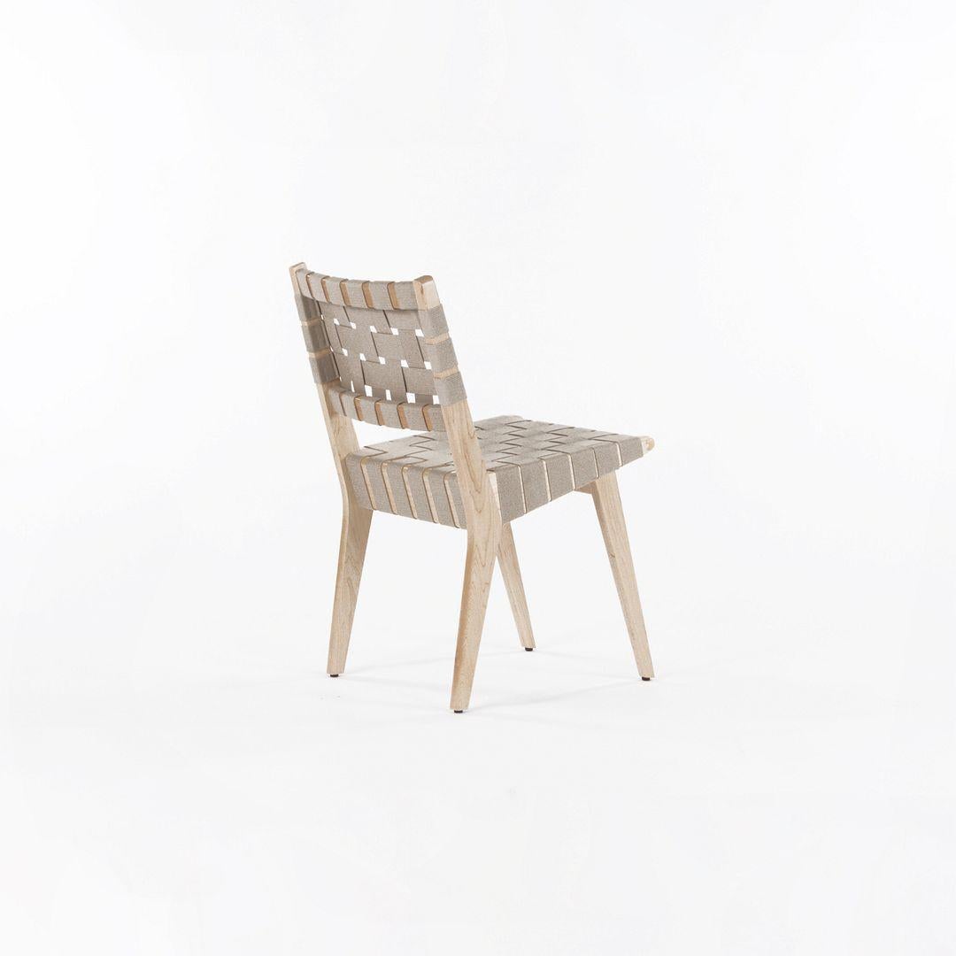 2020 Knoll Chaise d'appoint Risom en érable avec courroies Tan, Model 666C-WB en vente 3