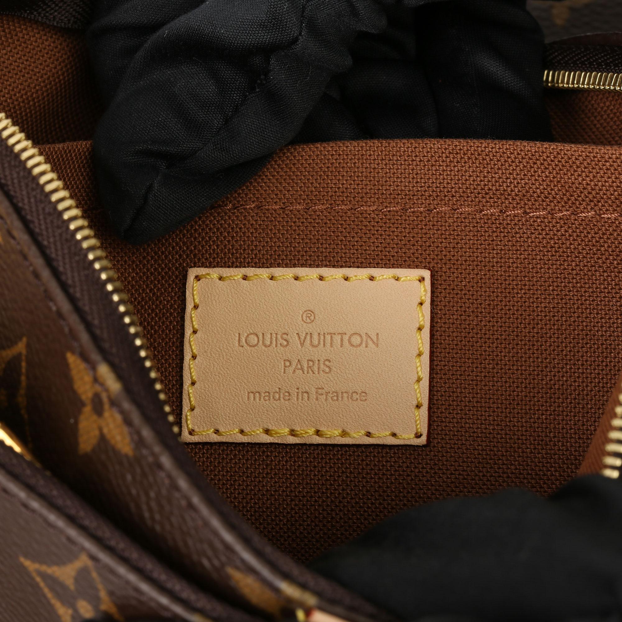 2020 Louis Vuitton Toile marron:: Jacquard kaki Multi Pochette Accessoires 3
