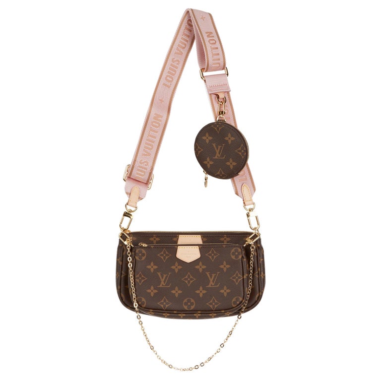 Louis+Vuitton+Pochette+Accessoires+Shoulder+Bag+Brown+Canvas%2FLeather for  sale online