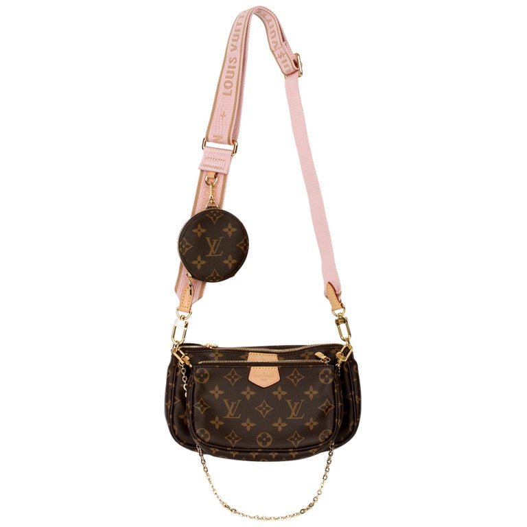 2020 Louis Vuitton Brown Coated Canvas, Jacquard Multi Pochette Accessoires  at 1stDibs | lv multi pochette brown, louis vuitton pochette accessoires  multi brown coated canvas shoulder bag, louis vuitton coated canvas