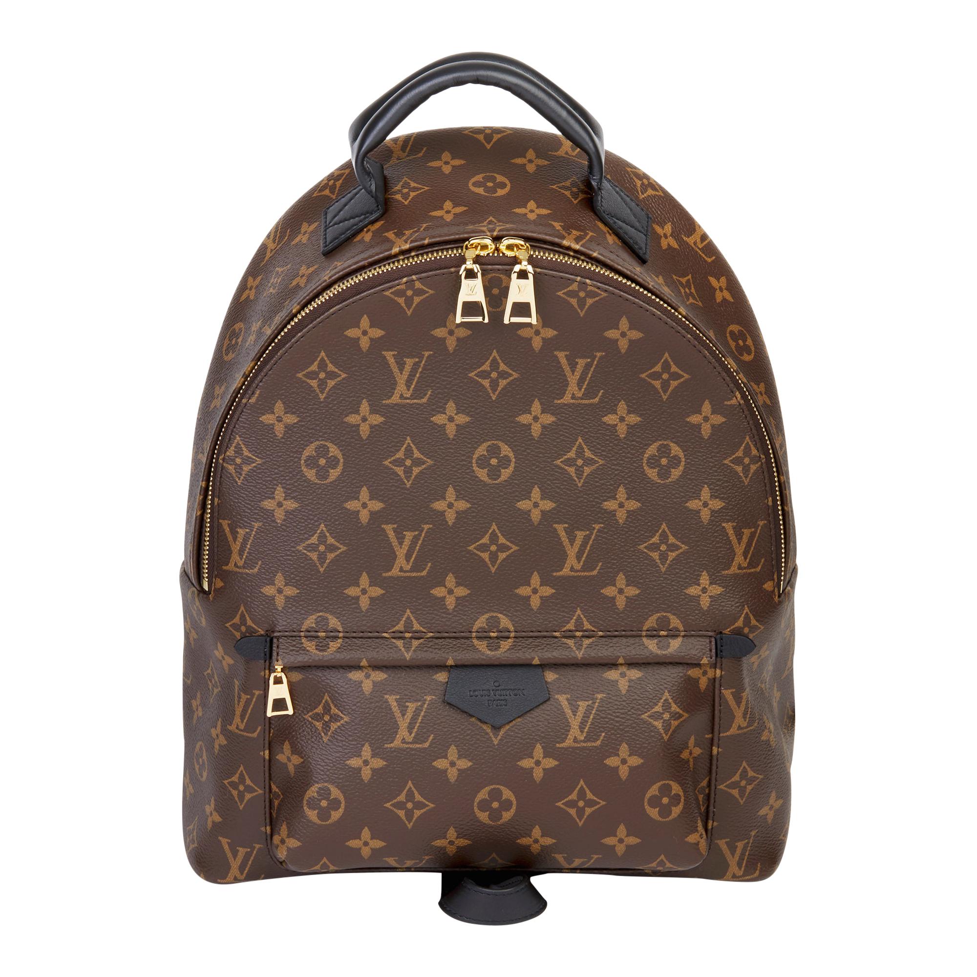 2020 Louis Vuitton Brown Monogram Coated Canvas Palm Springs Backpack MM at  1stDibs