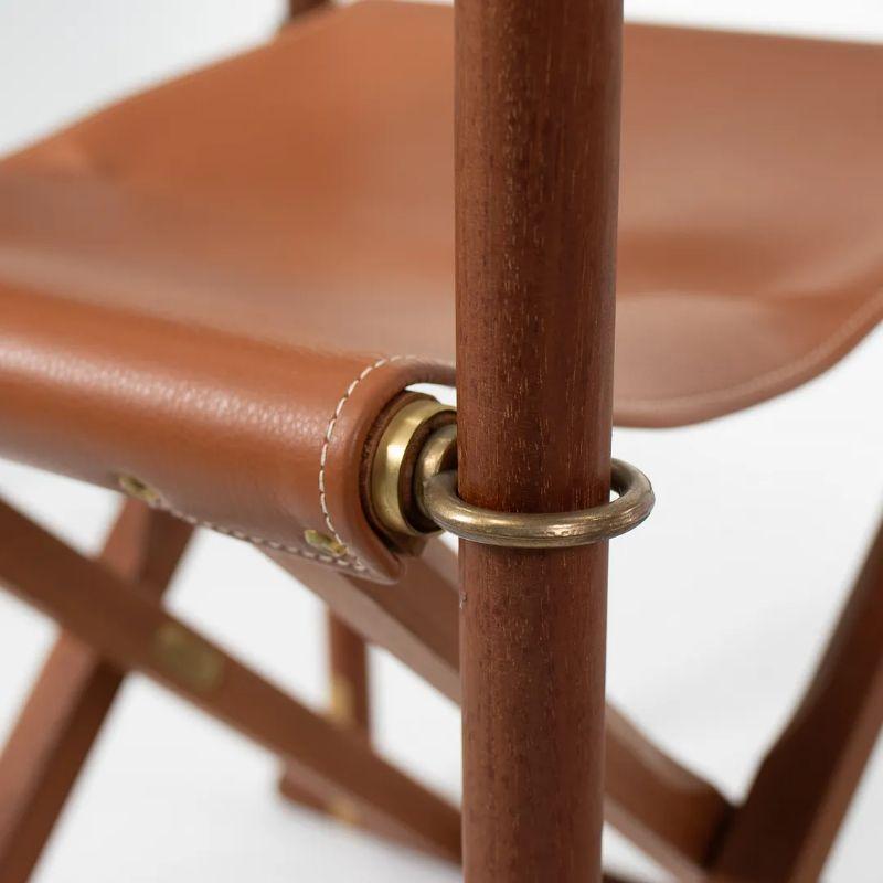 2020 MK99200 Folding Chair by Mogens Koch for Carl Hansen in Teak & Leather For Sale 4