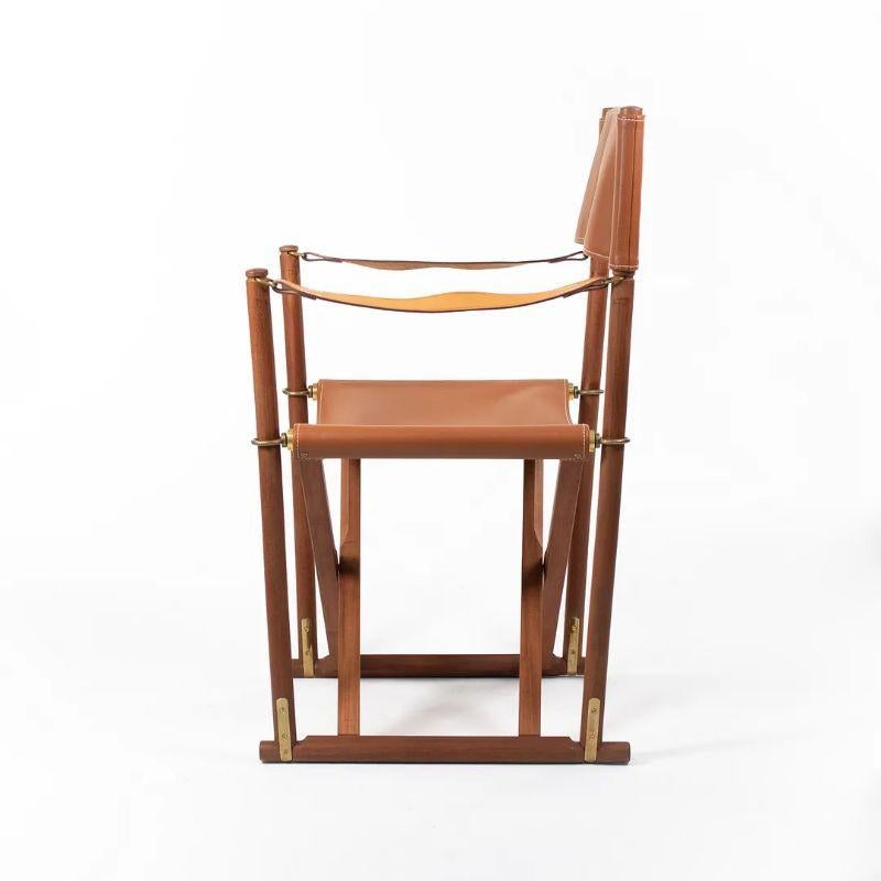 Contemporary 2020 MK99200 Folding Chair by Mogens Koch for Carl Hansen in Teak & Leather For Sale