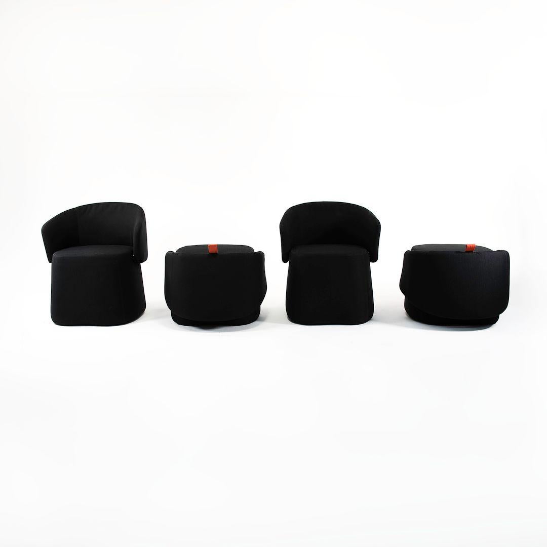 pouf chair with back