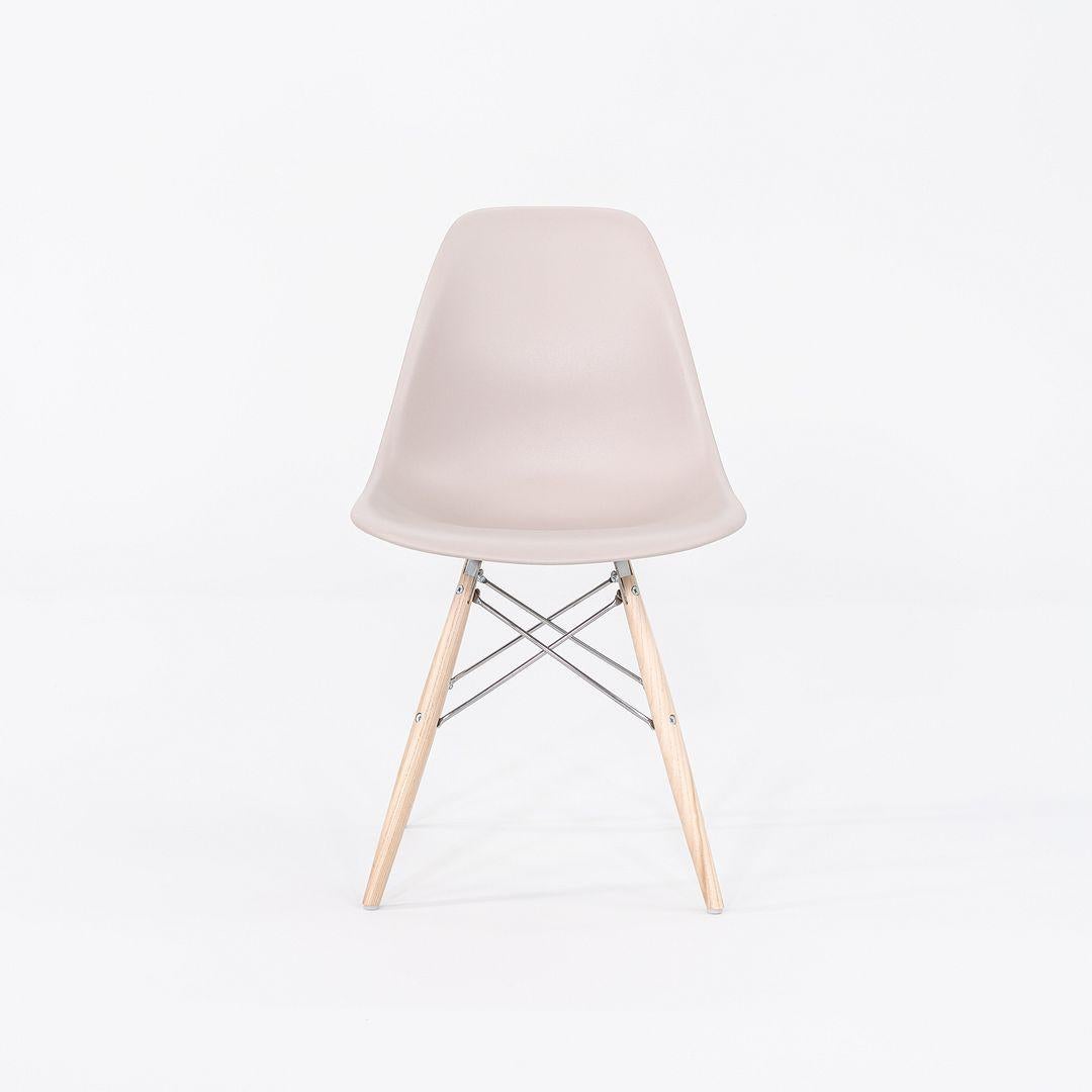 2020 Pair of Herman Miller Eames Plastic DSW Dining Shell Chairs For Sale 6