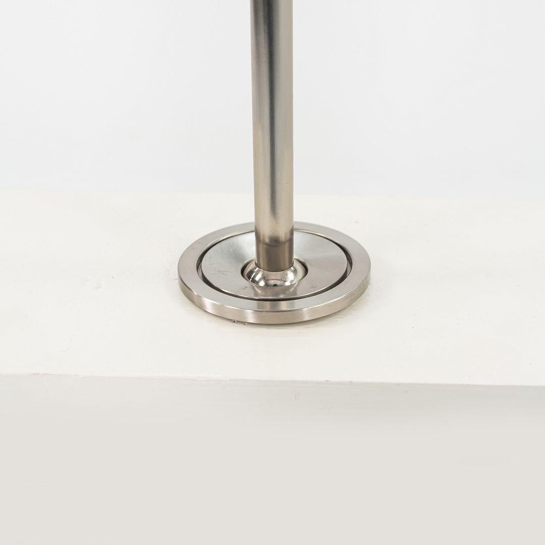 2020 Peter Bristol for Juniper Thin Task Lamp w/ Desk Inset in Satin Nickel In Good Condition For Sale In Philadelphia, PA