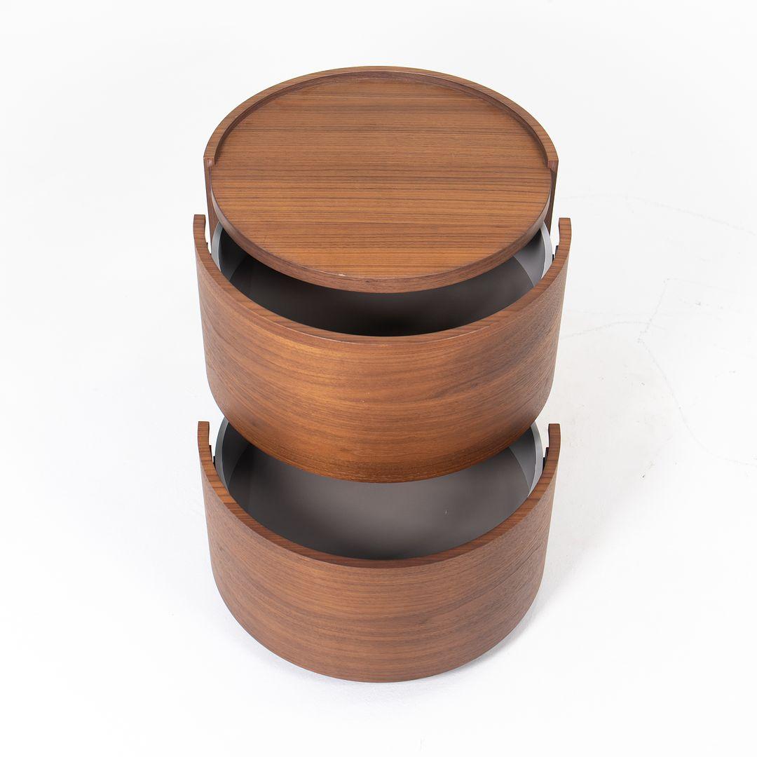 Wood 2020 Pianca Dedalo Stackable Nightstands in Canaletto Walnut by Pianca Studio For Sale