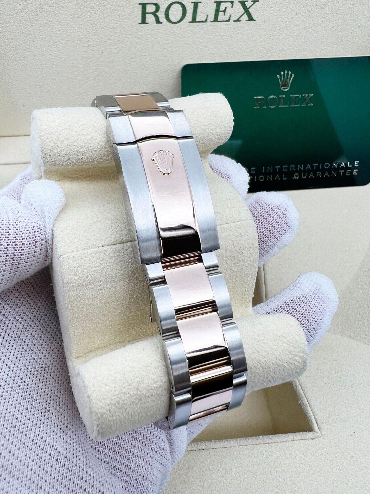 Men's 2020 Rolex 126331 Datejust 41 Wimbledon Dial 18K Rose Gold Steel Box Paper For Sale